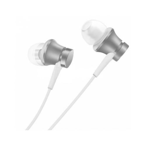 фото Наушники xiaomi mi in-ear headphones basic, silver