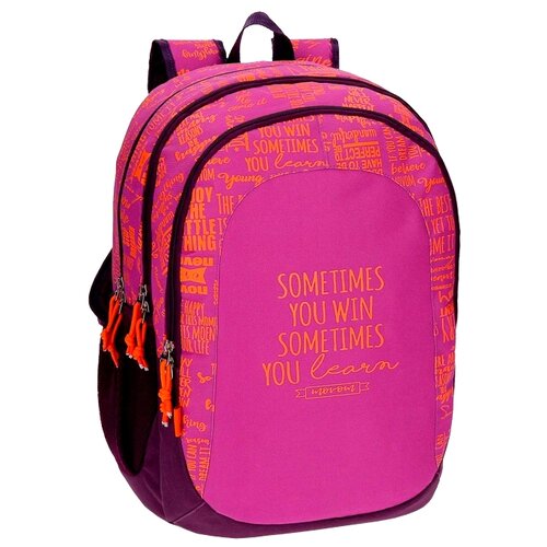 фото Movom рюкзак smile fucsia (51824b2), розовый/фиолетовый