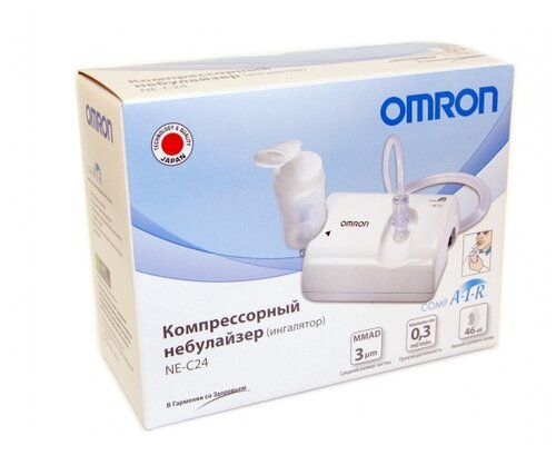 Компрессорный ингалятор (небулайзер) Omron Comp Air NE-C24 Компрессорный ингалятор (небулайзер) Omron Comp Air NE-C24