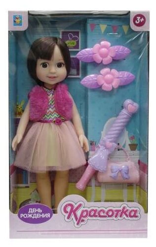 Кукла 1 TOY Красотка День рождения, 32 см, Т10281 Кукла 1 TOY Красотка День рождения, 32 см, Т10281