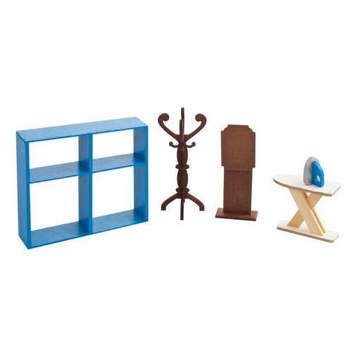 фото Paremo набор мебели для гардеробной комнаты (pda417-05) синий/коричневый