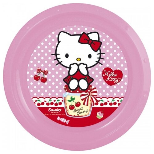 фото Stor тарелка hello kitty 21.5 см розовый