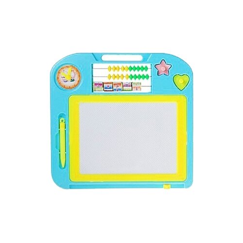 фото Доска для рисования детская junfa toys со счетами (2118) голубой/желтый