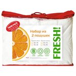 Подушка OLTEX набор Fresh мягкая + упругая (ФКИМ-57-2) 50 х 70 см - изображение