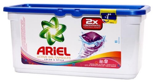 Капсулы Ariel Active Gel Color&Style Капсулы Ariel Active Gel Color&Style