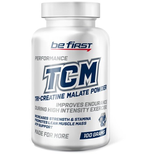 фото Креатин be first tcm (tri-creatine malate) powder 100 гр