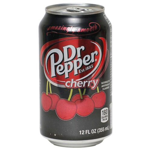 фото Газированный напиток Dr. Pepper Cherry, США, 0.355 л Dr pepper