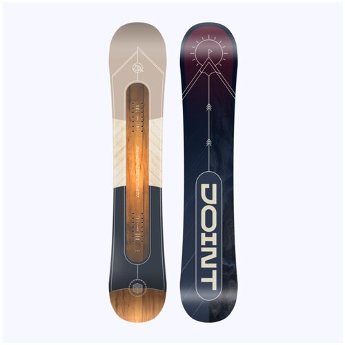 фото Сноуборд универсальный joint woodworks 2022-2023 - 160w - коричневый joint snowboards