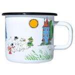 Muurla Кружка эмалированная Moomin Colors Муми-дол 370 мл - изображение