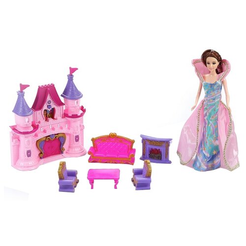 фото Dolly Toy кукольный домик Сказочная история DOL0803-004, розовый/фиолетовый