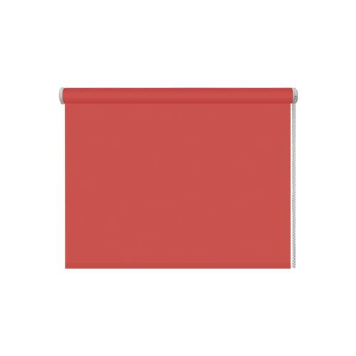 фото Рулонная штора dda универсальная однотонная (терракотовый), 160х160 см