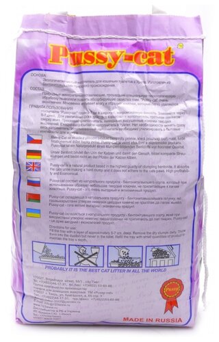 Наполнитель Pussy-Cat Комкующийся (4.5 л) Наполнитель Pussy-Cat Комкующийся (4.5 л)