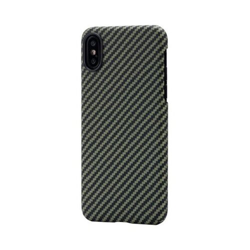 фото Чехол-накладка pitaka magcase (арамид) для apple iphone x black/yellow twill