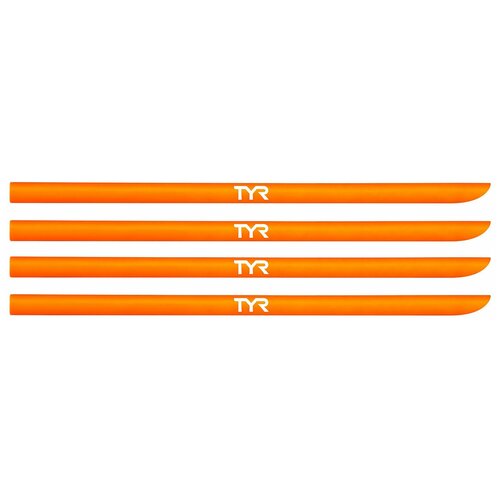 фото Резинки для лопаток для плавания tyr hand paddle replacement straps (оранжевый / 820)