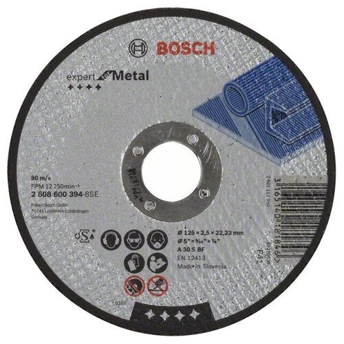 фото Диск отрезной bosch expert for metal 2608600394, 125 мм 1 шт.