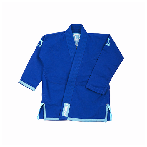 фото Кимоно manto для джиу-джитсу, с поясом, размер m0, синий