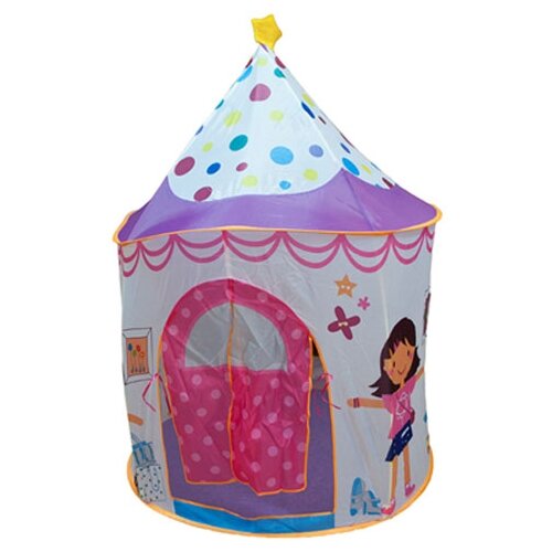 фото Палатка ching-ching домик принцессы cbh-16, белый/фиолетовый
