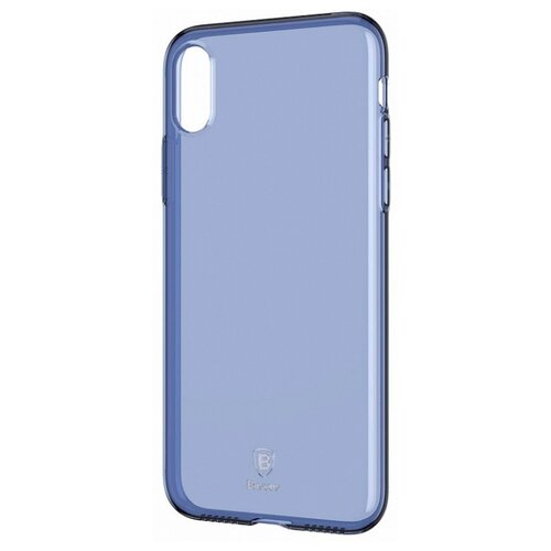 фото Чехол-накладка baseus simple series case для apple iphone x transparent blue