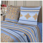 Постельное белье 1.5-спальное Текстильная лавка Королевский синий 70 х 70 см бязь - изображение