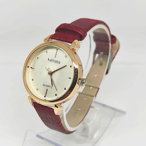 фото Наручные часы часы наручные женские кварцевые., красный нет бренда