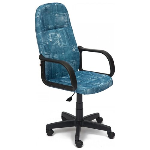 фото Компьютерное кресло tetchair лидер, обивка: текстиль, цвет: джинса