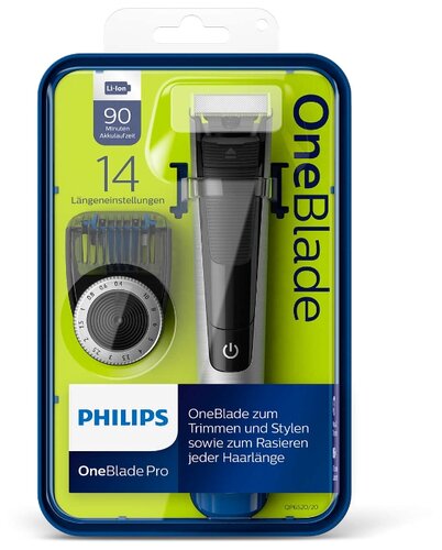 Машинка для бороды и усов Philips OneBlade Pro QP6520 Машинка для бороды и усов Philips OneBlade Pro QP6520