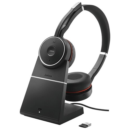 фото Компьютерная гарнитура jabra evolve 75+ ms stereo черный