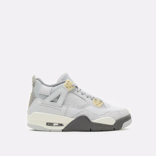 фото Кроссовки jordan air jordan 4 retro se, размер 4yus, серый