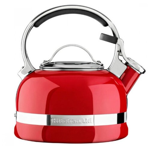 фото Kitchenaid чайник для плиты kten20s 1,9 л, красный