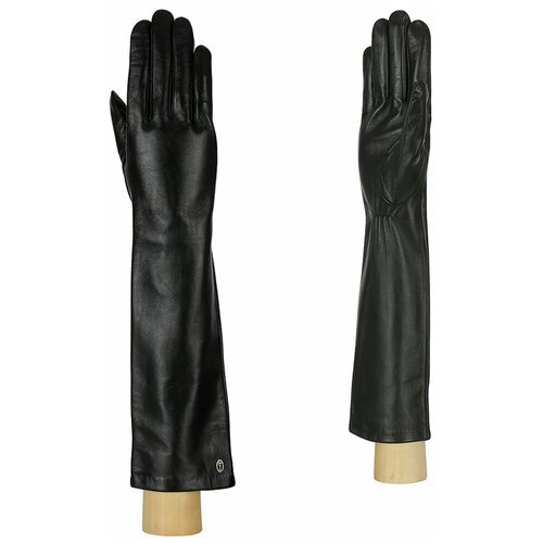 фото Перчатки fabretti, размер 6.5, черный