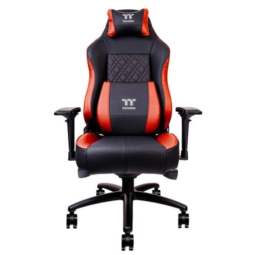 фото Компьютерное кресло thermaltake x comfort air игровое, обивка: искусственная кожа, цвет: red/black