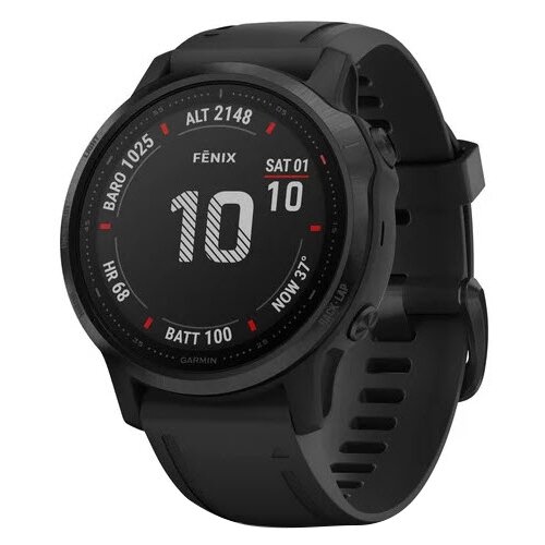 фото Умные часы garmin fenix 6s pro, черный