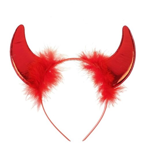 фото Карнавальный ободок "рога" с пухом 308498 страна карнавалия