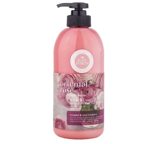 фото Лосьон для тела welcos body phren body lotion oriental rose, бутылка, 500 мл