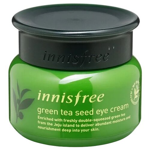 фото Innisfree green tea seed eye cream крем для век с экстрактом семян зеленого чая 30 мл