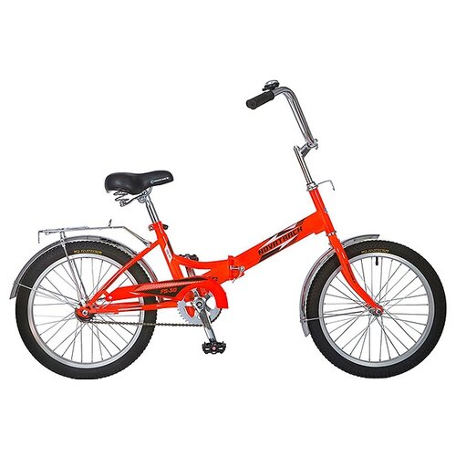 фото Подростковый городской велосипед novatrack fs-30 1 (2018) оранжевый (требует финальной сборки)