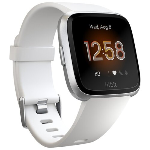 фото Умные часы fitbit versa lite edition white/silver