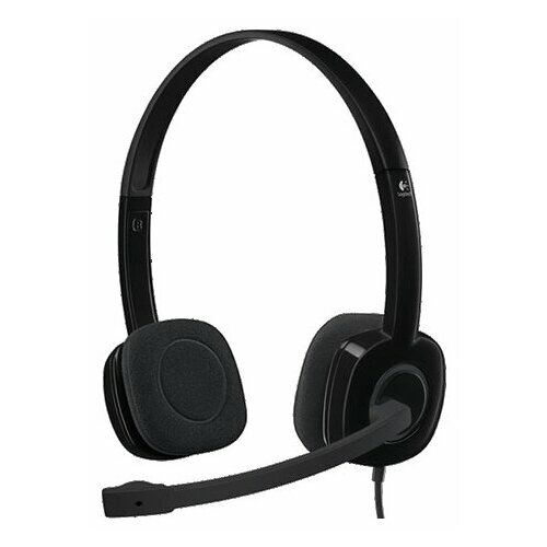 фото Наушники logitech stereo headset h151 black 981-000589