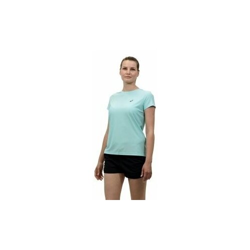 фото Футболка беговая asics ss top (женская), 134104-8121, голубой цвет, р. l