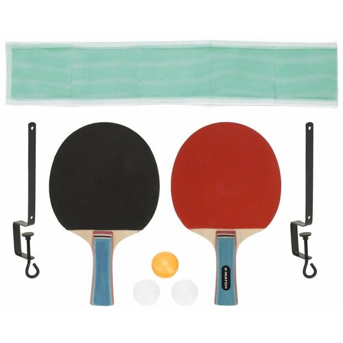 фото Набор д/наст. тенниса x-match, ракетки 2 шт, шарики 3 шт, сетка+ крепл.