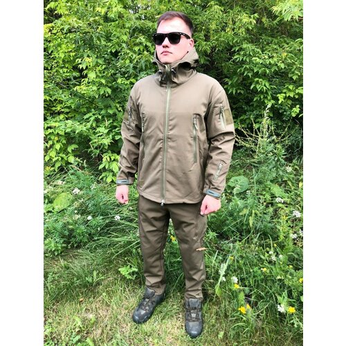 фото Костюм горка мужской демисезонный на флисе softshell мультикам 2xl esdy