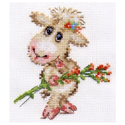 фото Набор для вышивания крестом "милая овечка", арт. 0-105 алиса