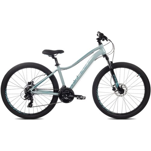 фото Женский велосипед aspect oasis hd (2023) 16" зелено-черный (151-165 см)