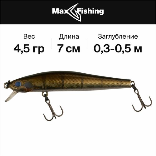 фото Воблер для рыбалки zipbaits zbl system minnow 7 f #513r 4,5 гр, до 0,5 м / сделано в японии