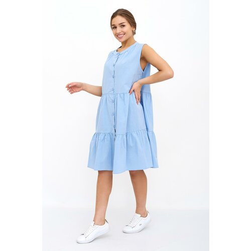 фото Платье lika dress, размер 46, голубой