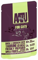 Корм для кошек AATU For Cats pouch Duck & Chicken Liver