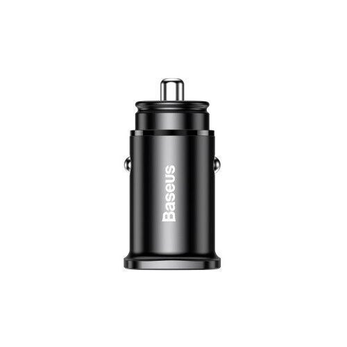 фото Зарядное устройство baseus square metal a+c 30w pps car charger black ccall-as01