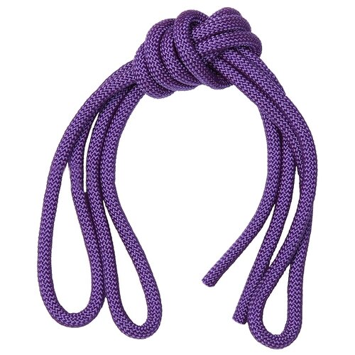 фото Гимнастическая скакалка утяжелённая indigo sm-121 фиолетовый 250 см