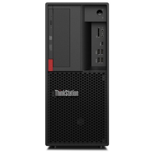 фото Рабочая станция lenovo thinkstation p330 gen2 (30cy0028ru) mini-tower/intel core i7-9700/16 гб/256 гб ssd/nvidia quadro p2200/windows 10 pro черный