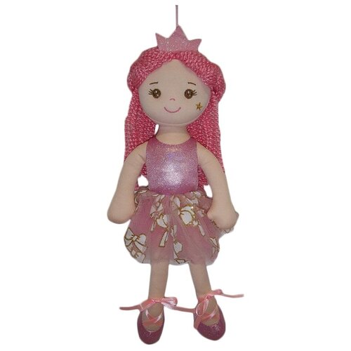 фото Мягкая игрушка abtoys кукла принцесса в розовом платье 38 см